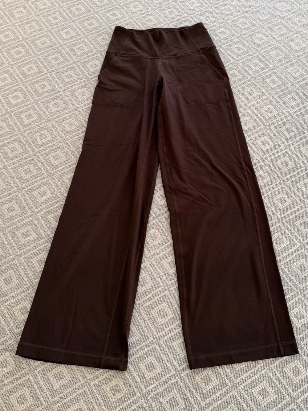 lululemon Align High-Rise Wide-Leg Pant 29” Brown Size 6